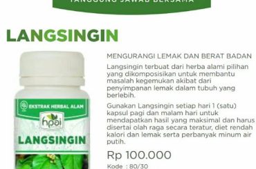 Cara Diet Dengan Langsingin Hpai, Cara Konsumsi Langsingin Hpai, Cara Minum Langsingin Hpai